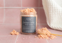 Load image into Gallery viewer, honey rose body scrub
