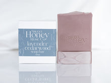 Load image into Gallery viewer, lavender cedarwood body soap